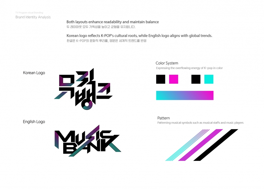 KBS2 MUSIC BANK Visual Branding